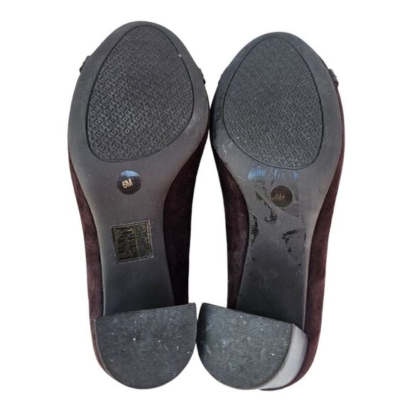 TORY BURCH‎ Brown Suede Heels - Size 6 - Picture 5 of 7